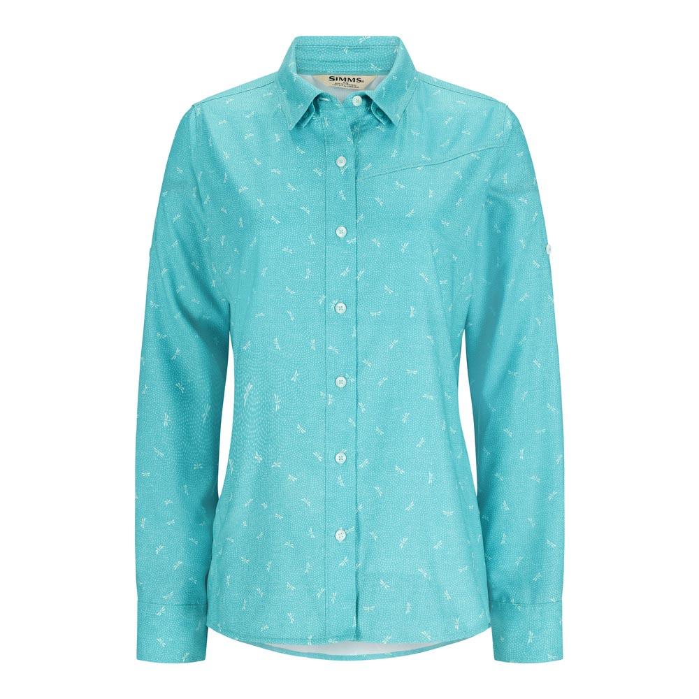 Simms Isle Shirt Women's in Dragonfly Gulf Blue